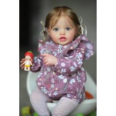 Boneca Reborn Zero Pam Reborn Toddler 60 cm com roupas