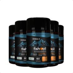 5x omega 3 fish oil meg 3 60 cps hf suplementos, NOVO