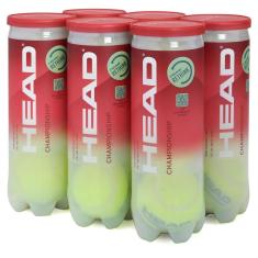 Bola de Tênis Head Championship Pack com 6 Tubos-Unissex