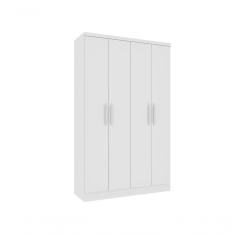Guarda Roupa Amsterdam 4 Portas Tcil Neve