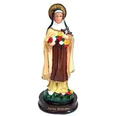 Imagem Escultura Santa Terezinha do Menino Jesus 15 cm Resina