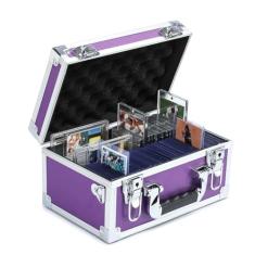 HEWEI WORKS Estojos de cartões colecionáveis (roxo)