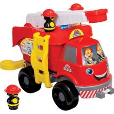 Caminhão Bombeiros Grande com Som Merco Toys