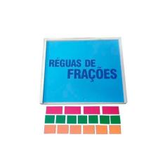 Brinquedos Educativos - Réguas de Frações 55 Peças - Sonho de Criança