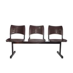 Longarina Turim 3 Lugares - Maiart, Marrom