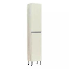 Paneleiro 40 cm Raso 2 Portas Lis Luciane Móveis, Legno Crema/Kashmir