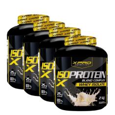 Kit 4x Whey Isso Blend CompleX Protein  2Kg - XPRO-Unissex