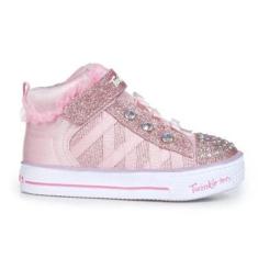 Tênis Infantil Skechers LED Shuffle Lites Feminino-Feminino