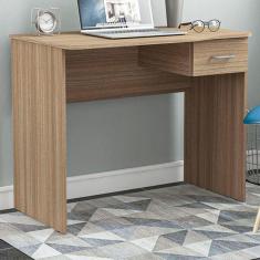 Mesa Escrivaninha Arapeí 1 Gaveta Castanho - Politorno