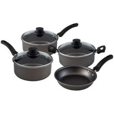 Jogo de Panelas Eirilar Antiaderente de Alumínio - Grafite 4 Peças 144