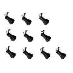 Kit 10 Spot Trilho Perfilado Eletro calha Par20 Bulbo OL3