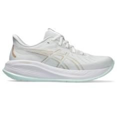 ASICS Tênis de corrida feminino Gel-Cumulus 26, Branco/menta pálida, 41