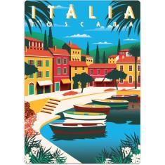 Quebra-Cabeça Toyster Postais Mundo Itália Toscana 500 Peças