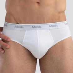 Cueca Mash Slip em Algodão 073.58, Branco, M