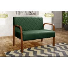 Sofá 2 Lugares Namoradeira Lara Decoração Sala Quarto Recepção - BELLA