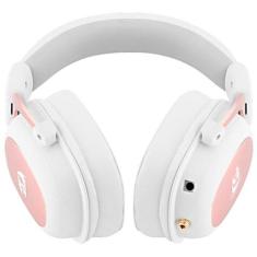 Headset Gamer Redragon Zeus 2 H510W - com Fio - Driver 53MM - Branco e