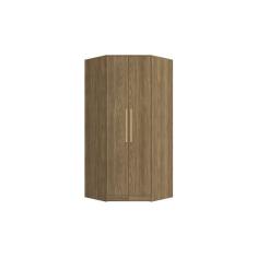 Guarda-Roupa de Canto 2 Portas Kappesberg Adapt Nogueira