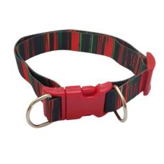 Coleira Para Cachorro Ajustável Vermelha - Única Mix, P