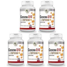 Kit C/5 Coenzima Q10 + L- Triptofano concentrada - Fits Life