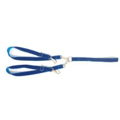 Guia dupla para cachorros azul tamanho único