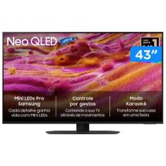 Smart TV 43" Samsung Ultra 4K Neo QLED Ultra QN90F QN43QN90FAGXZD 165H