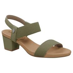 Sandália Usaflex Feminina Salto Bloco Militar Y8204046 42