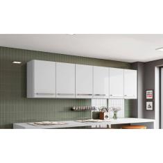 Armario Aereo de Parede Maldivas Branco Brienza Movelaria