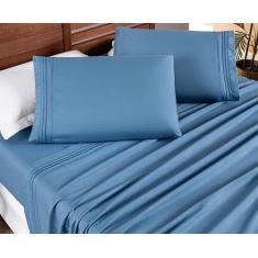 Jogo de Lençol Casal Queen Bordado Degrade 200 Fios Allegra - Bia Enxo