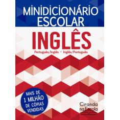 Livro - Minidicionário escolar Inglês (papel off-set)