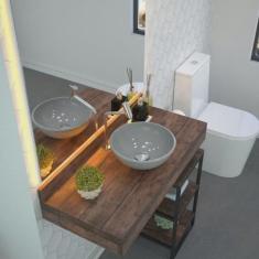 Kit Cuba R30 com Torneira Link 1062 Metal e Válvula Click 1 Polegada e meia Compace