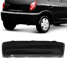 Parachoque Traseiro Chevrolet Celta 2007 a 2011 Preto Liso Dts