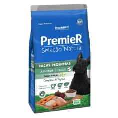 Ração Cães Premier Adultos Seleção Natural Raças Peq 10,1Kg