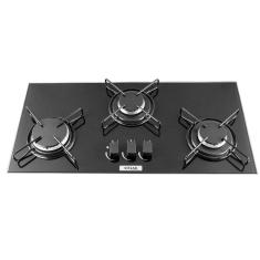 Cooktop A Gás Stelar 3q Soft Preto Bivolt