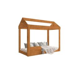 Cama Infantil Montessoriana Casinha Com Proteção Lateral Crystal