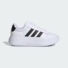 Tênis Plataforma Grand Court Adidas-Feminino