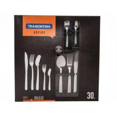 Faqueiro Tramontina Aço Inox P/ Mesa Búzios 30 Pç, Inox, 30