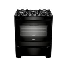 Fogão Consul 5 Bocas CFS5VBE Preto com Mesa de Vidro, Preto, Bivolt