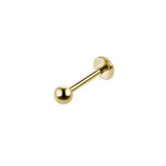 Piercing Labret de Bolinha Folheado 8mm