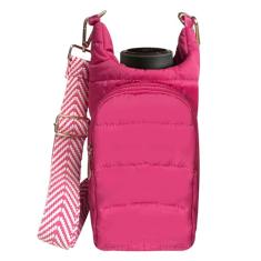 heluqu Bolsa de transporte para garrafa de água – Suporte transversal acolchoado para garrafa de água com alça, bolsa tiracolo estilosa para garrafa de água, bolsa tiracolo para viagens ao ar livre