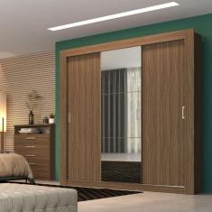 Guarda Roupa Solteiro Espelho 3 Portas PH1708 Herval