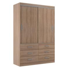 Guarda Roupa Casal 2 Portas De Correr 6 Gavetas Veneza Yescasa Demolição