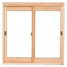 Janela de Correr Lisa JE221 Esel 120cmx120cmx12cm Natural