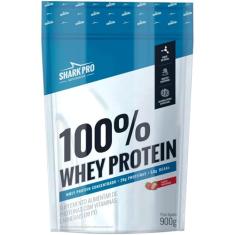 100% Whey Protein Refil (900g) Shark Pro Sabor:Morango