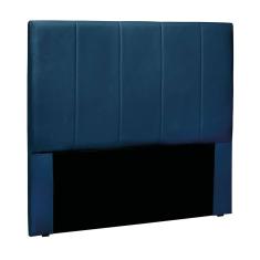 Cabeceira Cama Box King 195 cm Arizona Veludo Azul Marinho S04 - D`Rossi