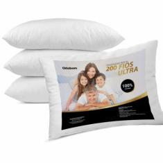 Travesseiro 100% Algodão Percal 200 Fios Ultra - Paulo Cezar Enxovais,