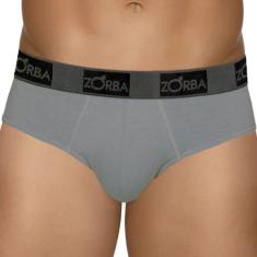 Cueca zorba slip 0716-1, GG, Cinza