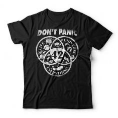 Camiseta Mochileiro Das Galáxias - Studio Geek, 2G, Preto