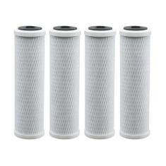 Kit Com 4 Refil Carbon Block Carvão Ativado 9 3/4 10 Filtro - BR Fish 