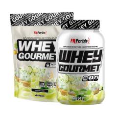 Kit Pote + Refil Whey Protein Gourmet - FN Forbis Nutrition, Único, To