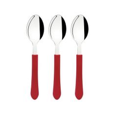 Conjunto de Colheres de Mesa Tramontina Leme com Lâminas em Aço Inox e